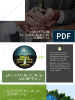 Conciencia ambiental y educación para el cambio