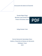 Estructura Del Proyecto Del Sistema de Desarrollo