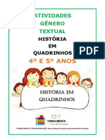 Atividades Gênero Textual História em Quadrinhos para o 4º e 5º Anos