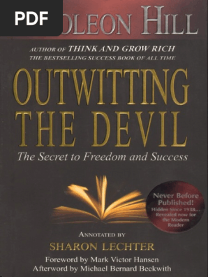 why does napoleon hill say cigarettes in outwitting the devil Hill Napoleon - Outwitting The Devil | PDF | Anger