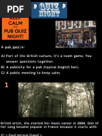 Quiz British Culture Intermediate