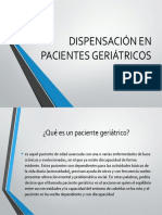 Dispensación en Pacientes Geriátricos