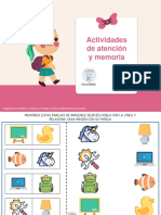 Actividades de Atencion y Memoria