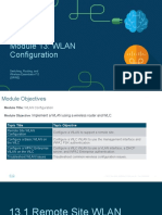 Module 13: WLAN Configuration: Switching, Routing, and Wireless Essentials v7.0 (SRWE)