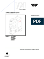 PORTABLE EXTRACTOR OPERATING INSTRUCTIONS