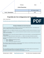 Questions Proprietes Air Diagramme Air Humide