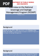 Overview On The National Sewerage and Septage Management Program (NSSMP)