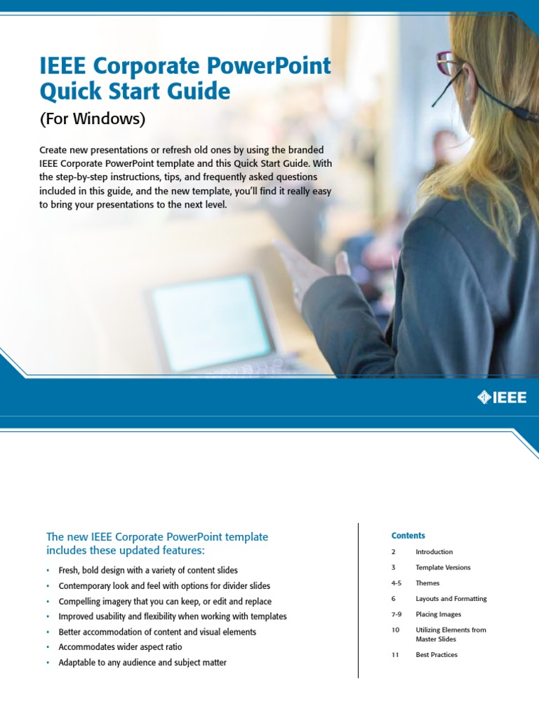 Ieee Corporate Presentation Quick Start Guide Windows and Mac | PDF ...