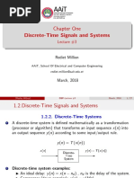 Chapter One Discrete-Time Signals and Systems: Lecture #3