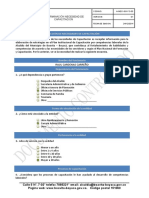 Encuesta de Necesidades de Capacitación Raul