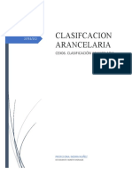 Clasificación Arancelaria