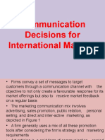 Communication Decisions for International Markets-10.02