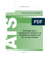 Estratégias para tratamento obesidade infantil