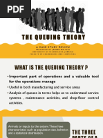 The Queuing Theory: A Case Study Review