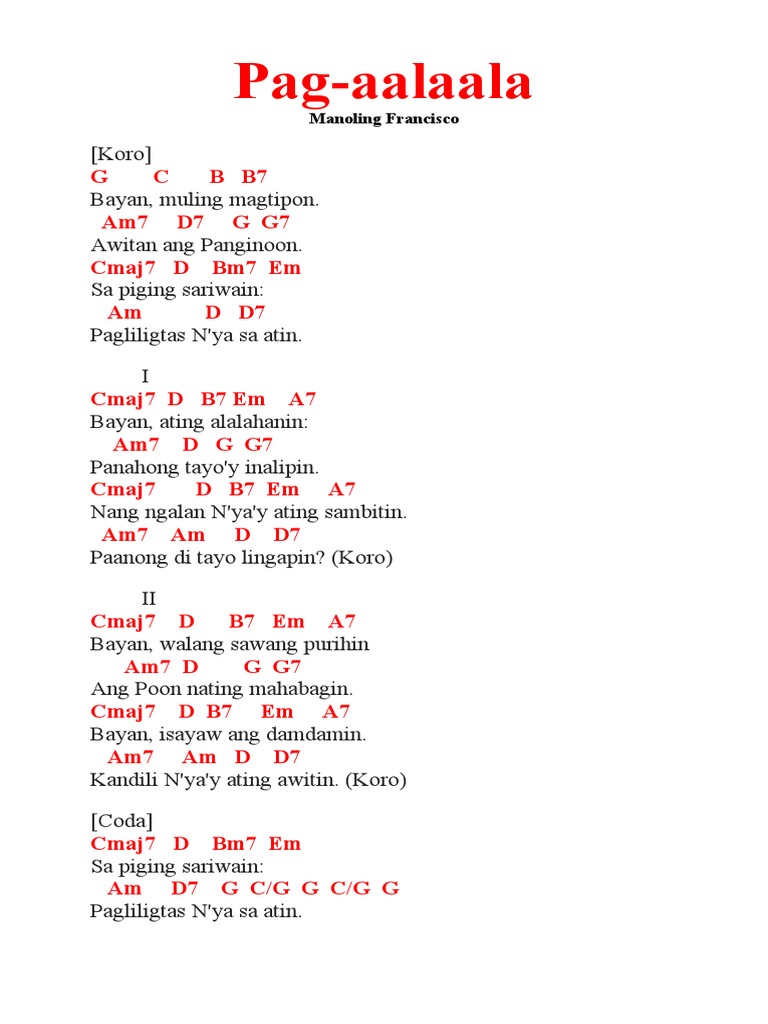 Pag Aalaala | PDF