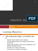 Strategic Staffing: Chapter 4 - Strategic Job Analysis and Competency Modeling