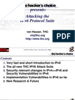 Presents: Attacking The Ipv6 Protocol Suite: Van Hauser, THC