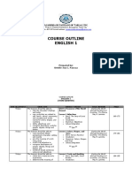 Course Outline English 1: A S T I