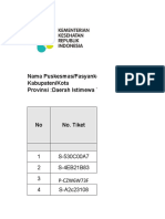 Puskesmas Jetis II Vaksinasi Data