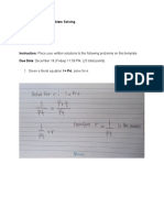 Name: Marife M. Plaza Section: BSEDEN 1-1: (3.2) Assignment 9: Problem Solving