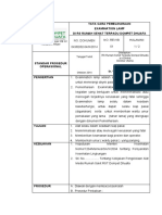 Pemeliharaan Examination Lamp