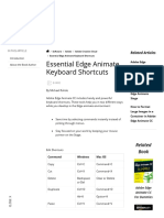 Essential Edge Animate Keyboard Shortcuts - Dummies