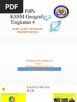 Bab 5 Pergerakan Plat Tektonik Pdf