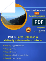 Structural Analysis: Force Response in Statically Determinate Structures