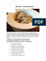 Receta de Risotto Con Guisantes