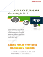 Kecamatan Sukasari Dalam Angka 2018