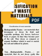 Classification of Waste Materials