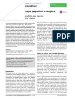 Green solvents for sample preparation in analytical chemistry