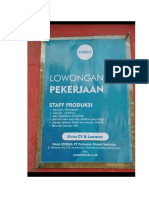 LAMARAN KERJA