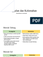 Keunggulan dan Kelemahan Metode Tabung dan Gel dalam Pemeriksaan Crossmatch