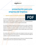 Carta de Presentación para Una Empresa de Limpieza: I. Aspectos A Tomar en Cuenta para Redactar Nuestra Carta