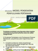 Model-Model Pendekatan Penyuluhan Pertanian