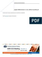 Analysis of temporary support for softrock tunneling