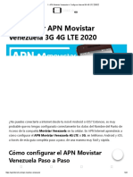 ▷ APN Movistar Venezuela ⇒ Configurar Internet 3G 4G LTE【2020】