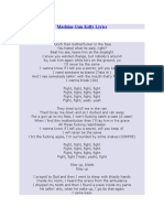 Machine Gun Kelly Lyrics