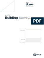Building Survey Sample Form Rics