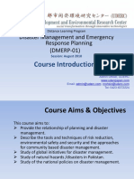 Disaster Management and Emergency Response Planning (DMERP-01)