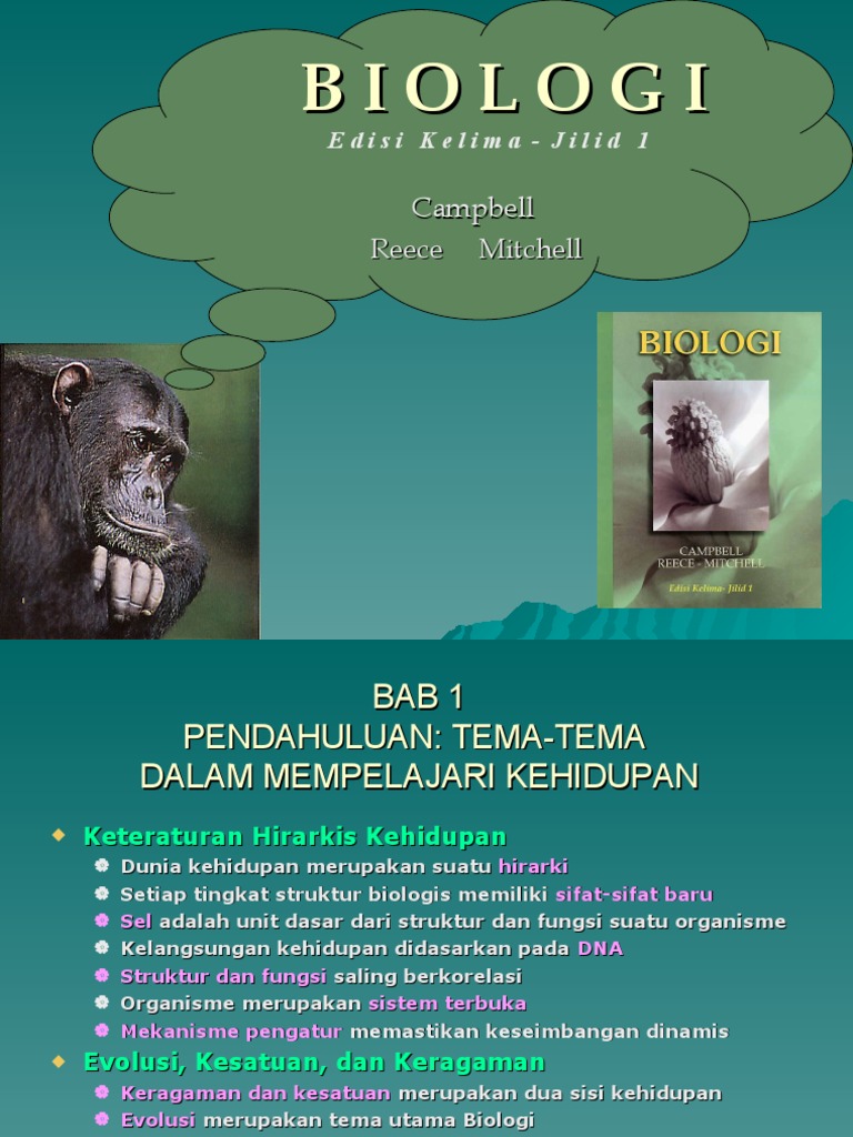 Biologi Campbell 1 | PDF