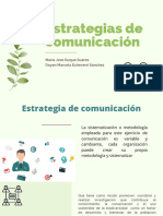 Estrategias de Comunicación