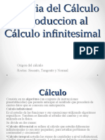 Hist del Cálculo-Origen Cálculo Diferencial Integral