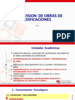 SUPERVISION DE OBRAS DE EDIFICACIONES (A)