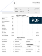 Load Profiles and Energy Costs: Life Cycle Cost Datasheet