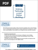 Chapte r3: Science, Technolog y and Nation Building