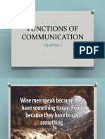 Chapter 2 Functions of Communication