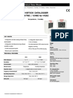 Kistock Datalogger KT50 / KH50 For HVAC: Temperature / Humidity