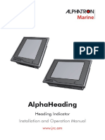 Alphaheading: Installation and Operation Manual